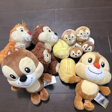 칩과 데일 봉제 인형 세트