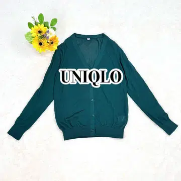 유니클로] 가디건 V 넥 얇은 소재 겉옷 냉방병 예방 빅 사이즈