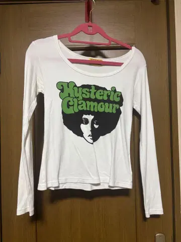 Hysteric Glamour 긴팔 티셔츠 피치 티