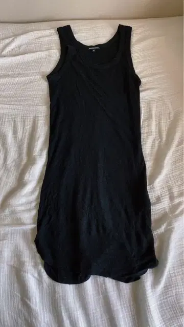 ANN DEMEULEMEESTER 블랙 탱크탑 XS