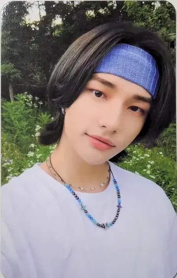 StrayKids FC 2기 혜택 Hyunjin 트레이딩 카드 노랑