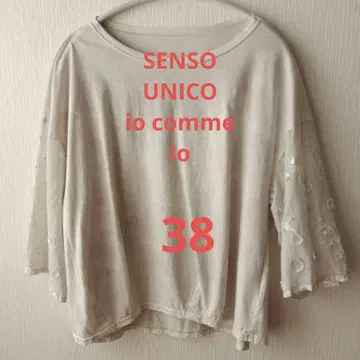 SENSO UNICO 센소유니코 io comme io 상의 사이즈 38