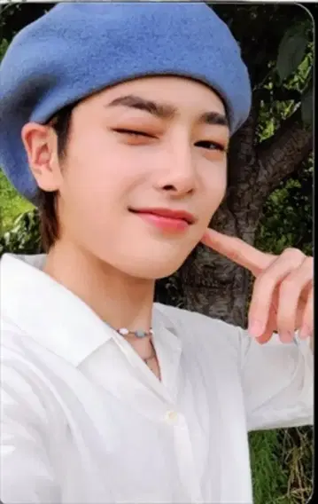 StrayKids FC 2기 혜택 I.N 트레이딩 카드 파랑