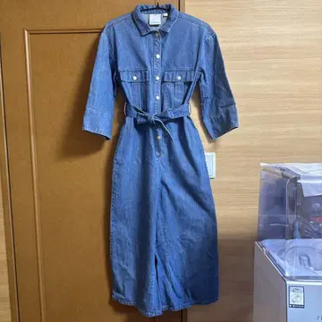 카메오 컬렉티브 데님 올인원 롬퍼스
