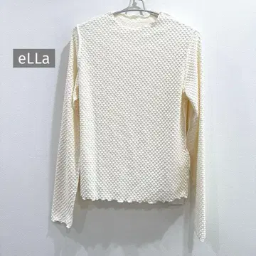 새상품 eLLa 자카드 긴팔