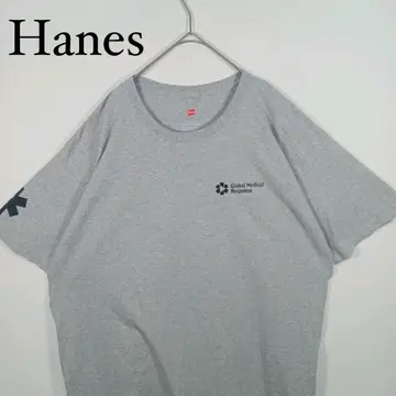Hanes 그레이 오버 사이즈 티셔츠 2XL