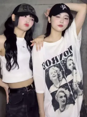 H&M Marilyn Monroe 티셔츠 마릴린 먼로 사사키 코코나