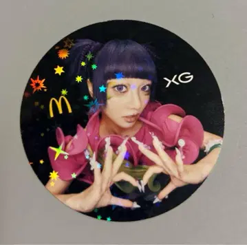 XG 맥도날드 Galaxy 회장에서 한정판 스티커 히나타 HINATA