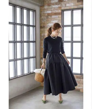 Bluelea 블루리아 자카드 스커트 36 S 사이즈