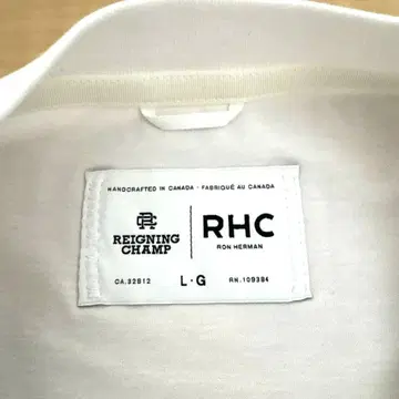 Reigning Champ RHC 화이트 티셔츠 L