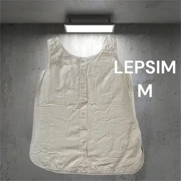 LEPSIM 렙심 상의 슬리브리스 셔츠 M