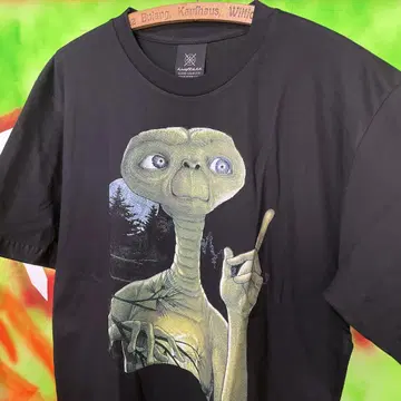 XL 새상품 ET 영화 블랙 무비 티셔츠 구제 의류 티셔츠