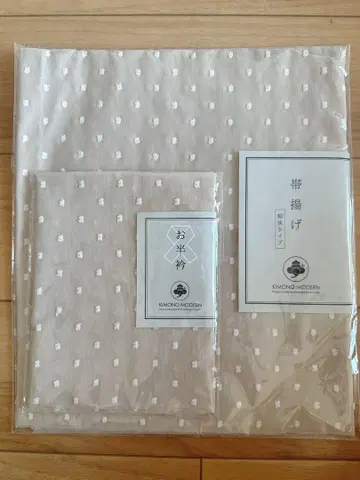 kIMONOMODERN 오비 장식 천&장식용 깃 세트 미사용 새상품