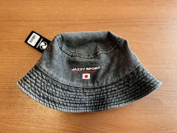 JAZZY SPORT 버킷 햇 black denim L/XL