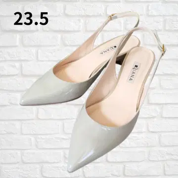 DIANA 다이애나 스트랩 에나멜 플랫 샌들 23.5cm