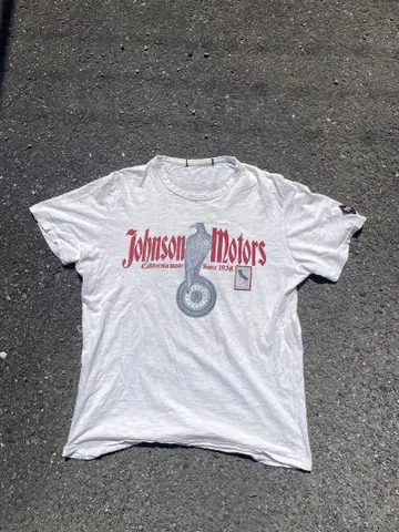 Johnson Motors 티셔츠 화이트
