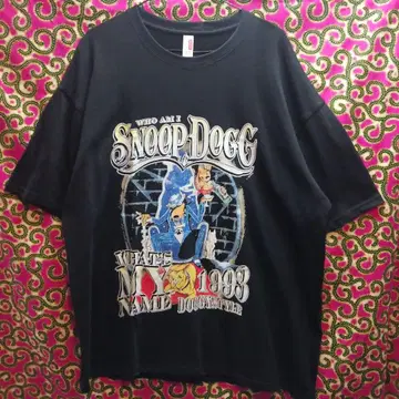 Snoop Dogg 1993 티셔츠 블랙