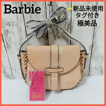 바비 천연 가죽 소가죽 핸드메이드 숄더백 미사용 새상품 베이지