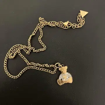 고품질 GUESS 게스 곰 스테인리스 스틸 목걸이 골드