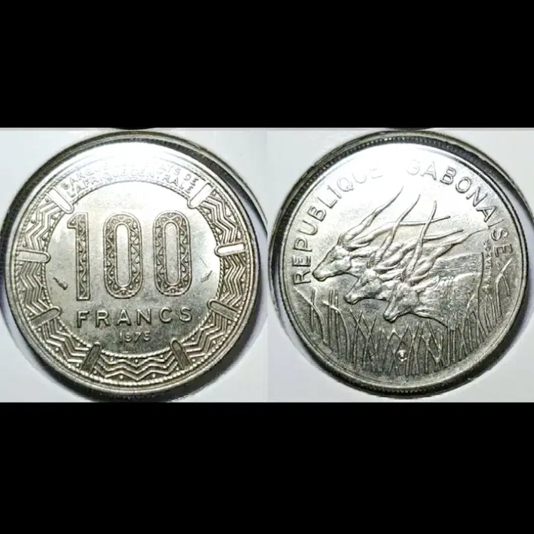 Rare West African Union Gabon 1975 100 Francs Uncirculated Coin Currency  #주화,#화폐,#동전,#해외주화,#외국주화 on Bunjang Global Site.