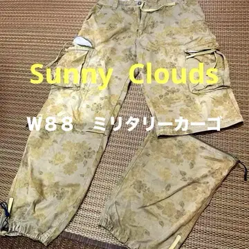 꽃무늬 카고 팬츠