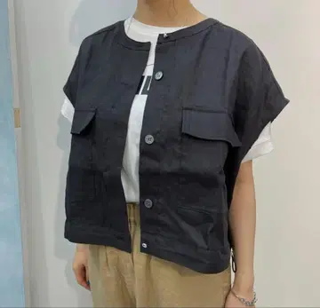 zampa 잠파 숏 린넨 베스트