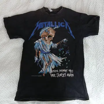 METALLICA 스컬 디자인 티셔츠