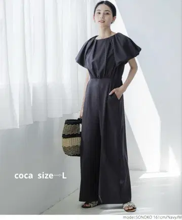 coca 올인원 점프 수트 네이비 L 사이즈 결혼식 2차 모임