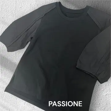 PASSIONE 파시오네 티셔츠 블랙 38