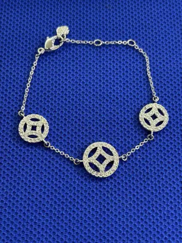 SWAROVSKI 원형 모티브 팔찌