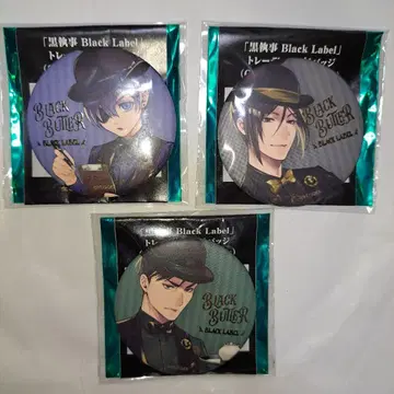 블랙 집사 Black Label 캔뱃지 시엘 세바스찬