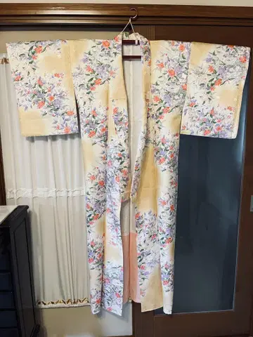 워셔블 기모노 크림 계열