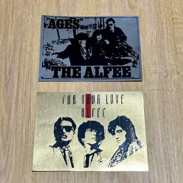 레어 ALFEE AGES & FOR YOUR LOVE 스티커 세트