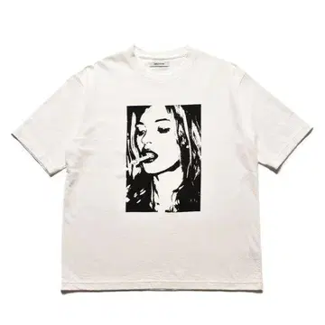 Monochrome Two tone Face Crewneck 화이트 L