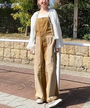 etsinta 에신타 덕 오버롤 카멜 S