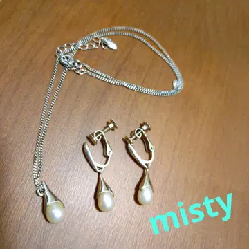 미스티 담수 펄 목걸이 & 귀찌