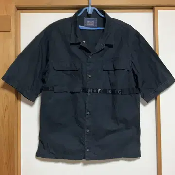 MARTINE FRANCOIS GIRBAUD 반팔 셔츠 블랙(3XL)