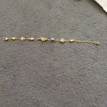 kate spade 꽃 모티브 골드 팔찌 미사용 새상품