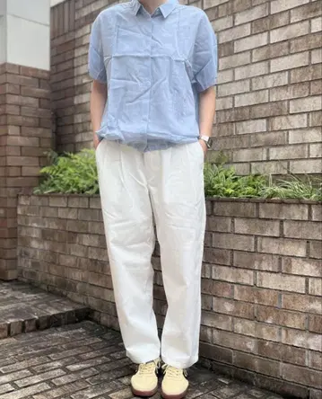 영구 유니언 / 편안한 치노 와이드 팬츠