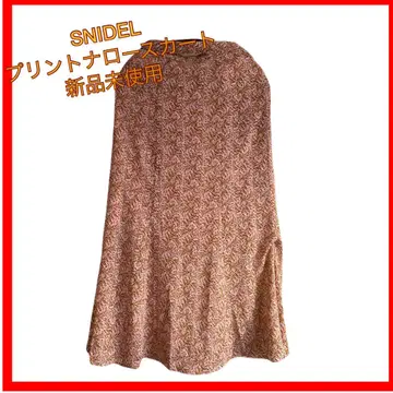 SNIDEL 프린트 내로우 스커트 SWFS212079