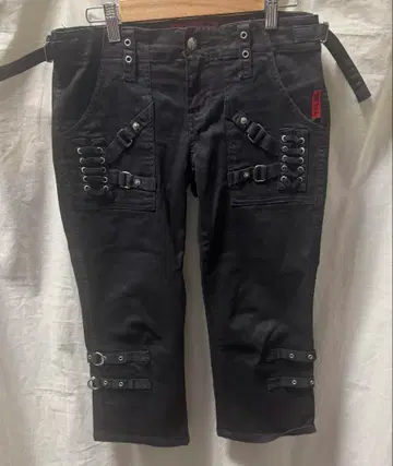 Tripp nyc 본지티 팬츠 그랑지 y2k 스터드 펑크 카고