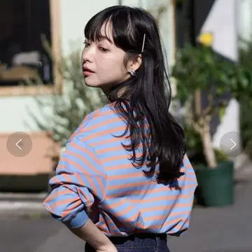 FREAK'S STORE 보더 빅 롱 T/긴팔 티셔츠