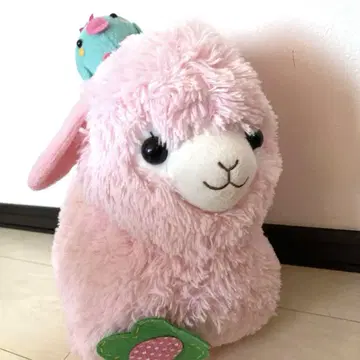 알파카 봉제 인형 핑크