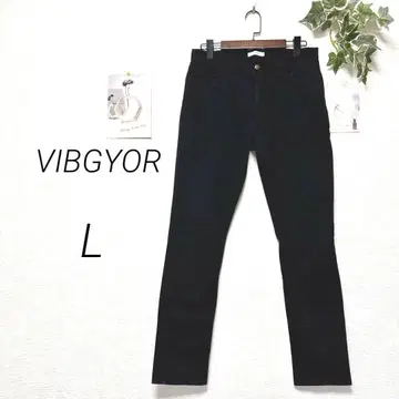 9294 VIBGYOR 비브조 컬러 팬츠 L 무지 캐주얼