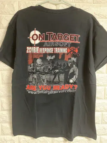 On Target Airsoft 좀비 vs 특수부대 티셔츠 L 사이즈