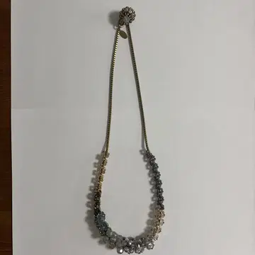 MIRIAM HASKELL 골드 컬러 유리 비즈 목걸이