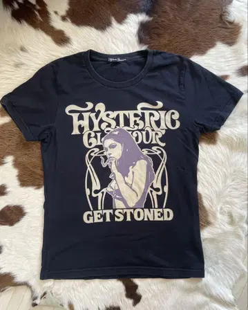 히스테릭 글래머 티셔츠 GET STONED 중고품