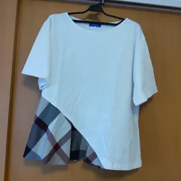 BLUE LABEL 비대칭 반팔 상의 38