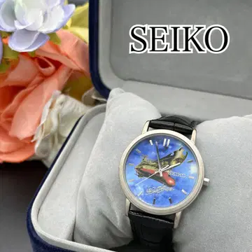 레어 작동 손목시계 SEIKO 세이코 우주전함 야마토 벨트 새상품 E38