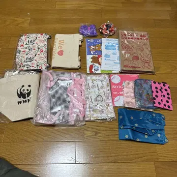 WWF 에코백과 리락쿠마 세트